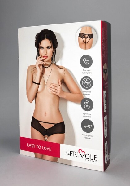 Дерзкие шортики с доступом и декоративной шнуровкой сзади (Easy to love) XS/S