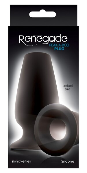 Анальный тоннель Peek A Boo Plug