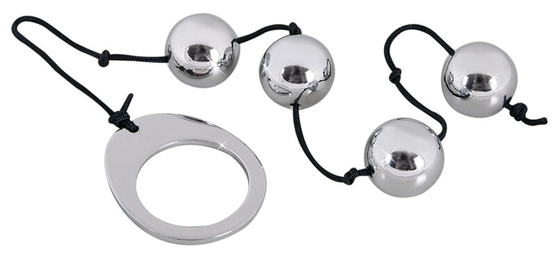 Металлические анальные шарики