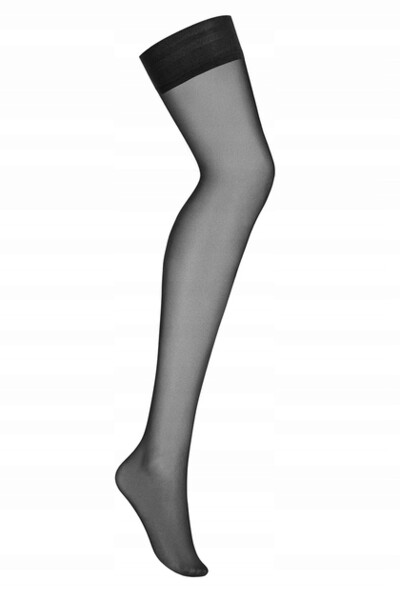 Классические чулки черные L/XL