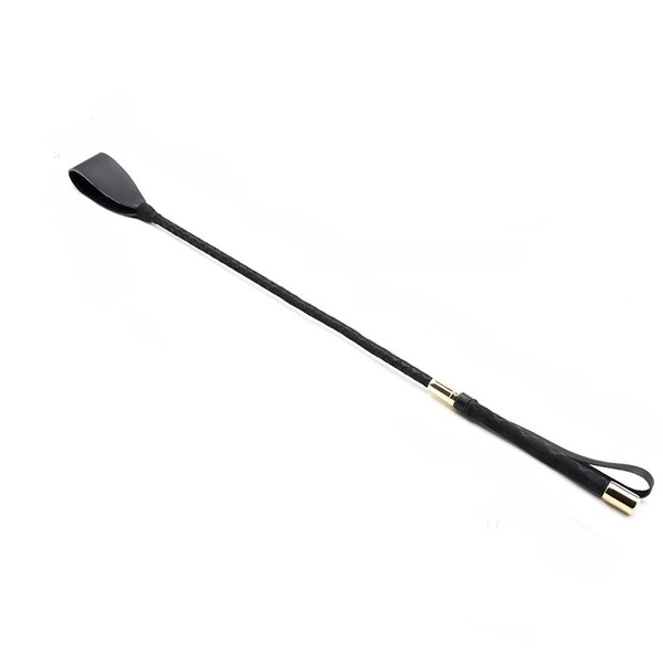 Стек черный кожаный