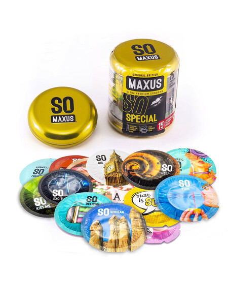 Презервативы Maxus Special №15 (точечно-ребристые)