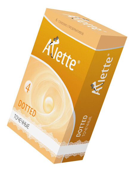 Презервативы Arlette №12, Dotted Точечные