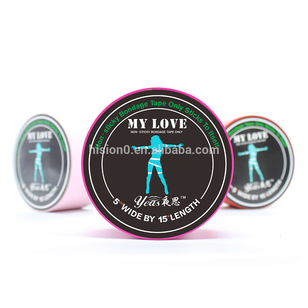 Бондажная лента My love светло-розовая