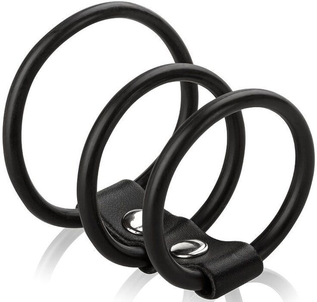 Три эрекционных кольца на ремешке