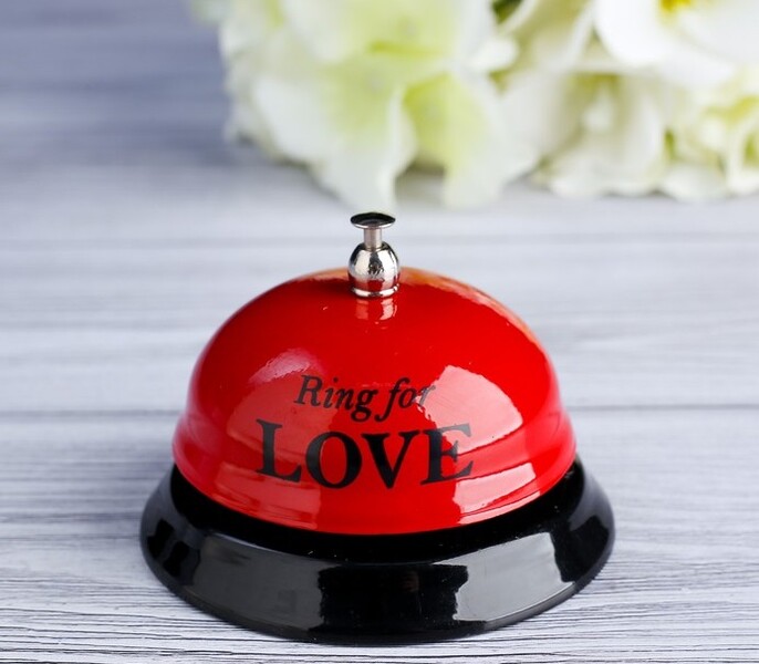 Звонок настольный Ring for a love
