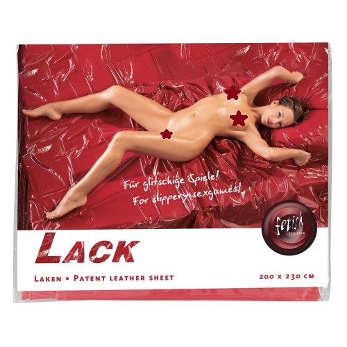 Fetish Виниловая простынь бордо 200х230 см