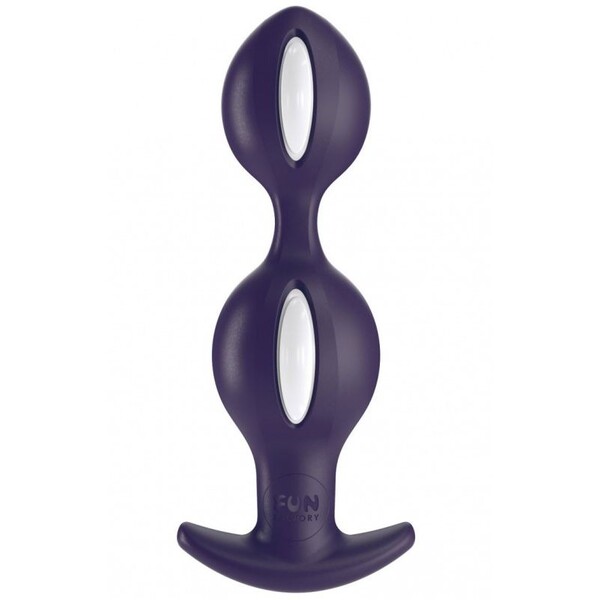 Анальный стимулятор Fun Factory B Balls Duo фиолетово-белый