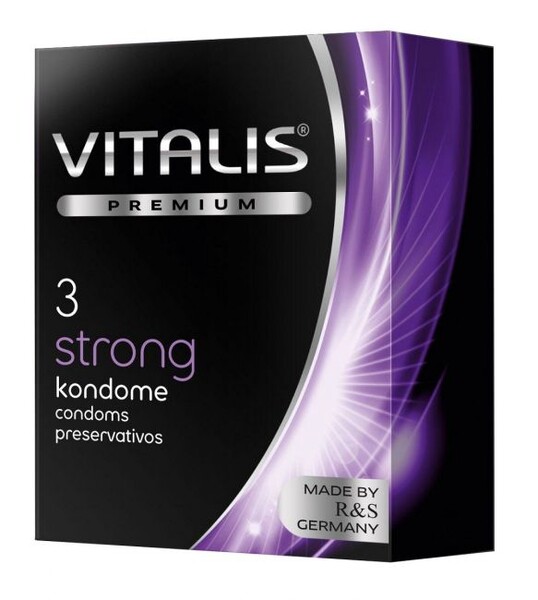 Презервативы VITALIS PREMIUM №3 strong - сверхпрочные
