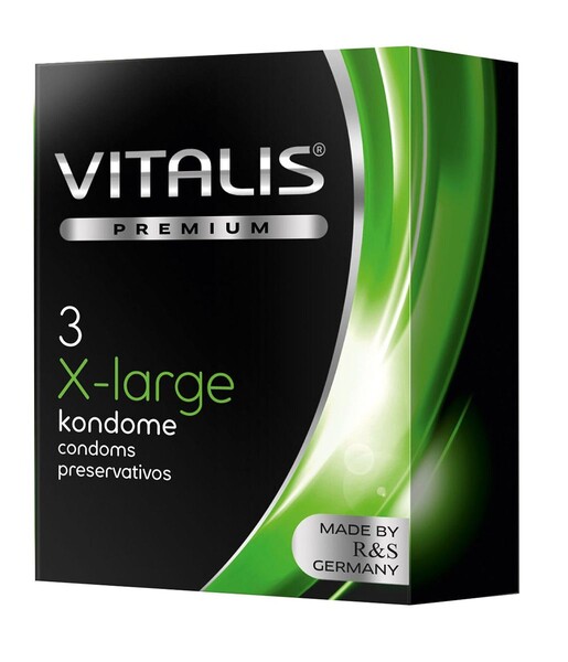 Презервативы VITALIS PREMIUM №3 x-large - увеличенного размера