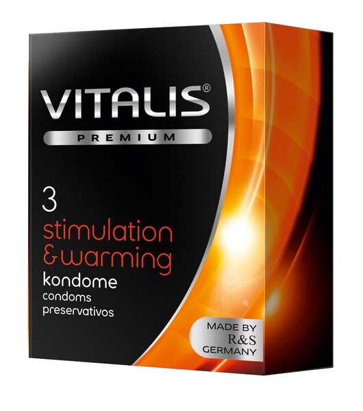 Презервативы VITALIS PREMIUM №3 stimulation and warming - с согревающим эффектом