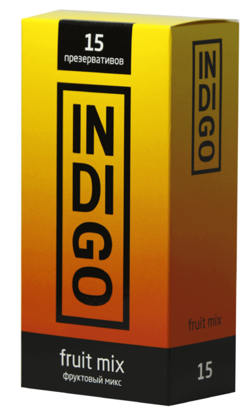 Презервативы INDIGO Fruit mix №15 фруктовый микс