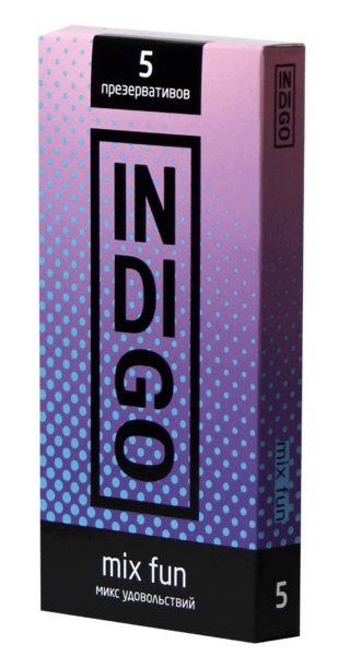 Презервативы INDIGO Mix Fun №5 микс удовольствий