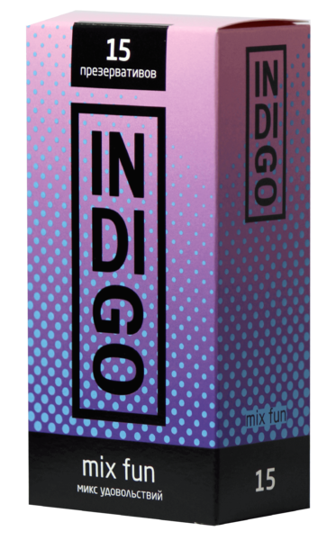 Презервативы INDIGO Mix Fun №15 микс удовольствий