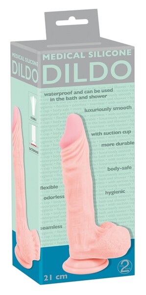 Фаллоимитатор реалистик Medical Silicone Dildo 21 см