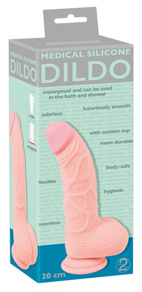 Фаллоимитатор Medical Silicone Dildo реалистик 20 см