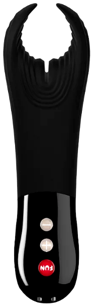 Мастурбатор с вибрацией Fun Factory Manta черного цвета