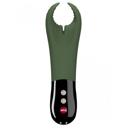 Мастурбатор с вибрацией Fun Factory Manta цвета хаки