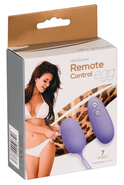 Виброяйцо с дистанционным управлением Ultra Seven пурпурное