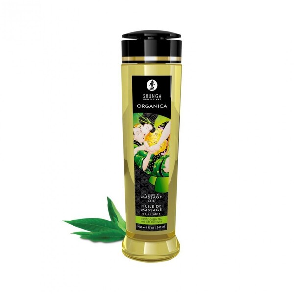Массажное масло Shunga Organic Green Tea 240 мл