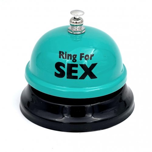 Звонок настольный "Ring for a sex" мятный