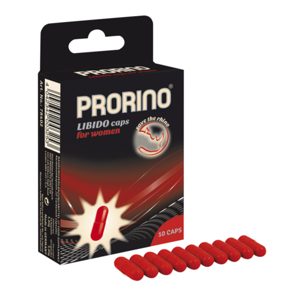 Биологически активная добавка к пище Ero black line PRORINO Libido Caps 10 капсул