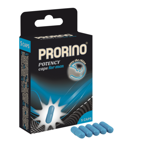 Биологически активная добавка к пище Ero black line PRORINO Potency Caps for men 5 капсул