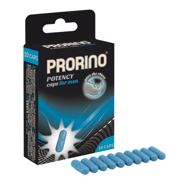 Биологически активная добавка к пище Ero black line PRORINO Potency Caps for men 10 капсул