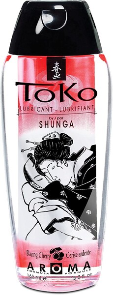 Гель-смазка на водной основе с ароматом вишни Shunga Toko Aroma Blazing Cherry 165 мл