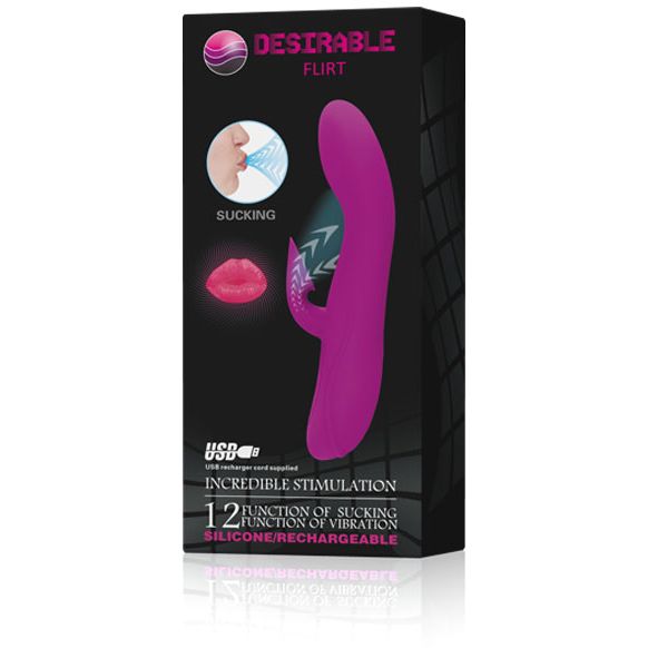 Вибратор с посасывающим эффектом BI-014395