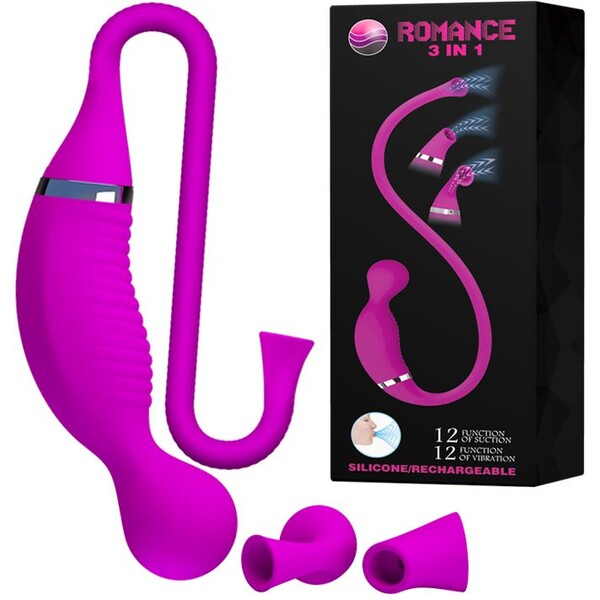 Посасывающий вибростимулятор для клитора BI-014446