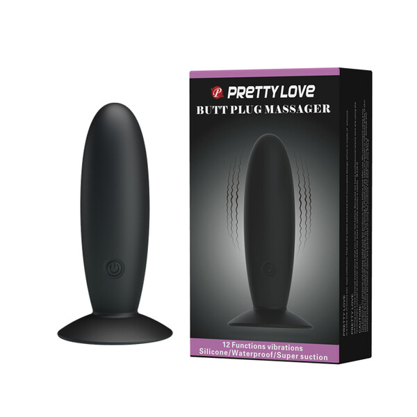 Анальная пробка Butt Plug Massager с вибрацией