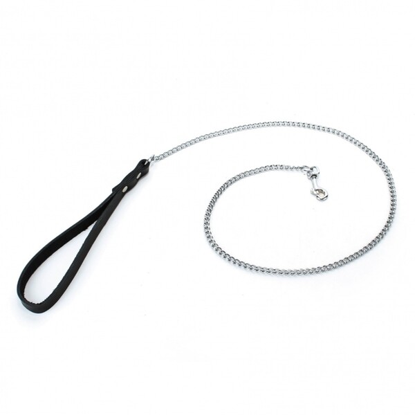 Поводок с крупной цепью