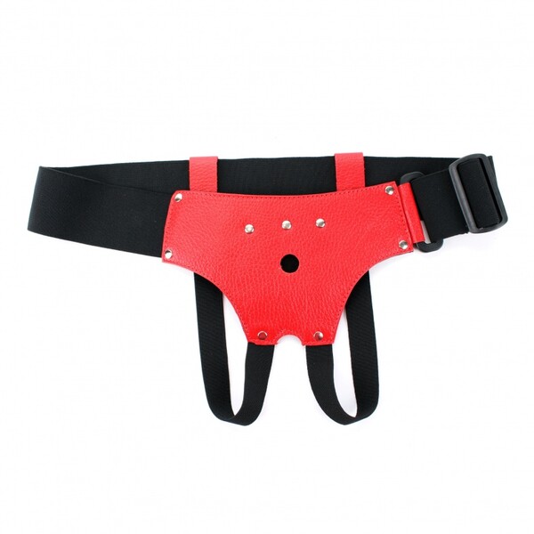 Трусики со штырьком для насадки красные