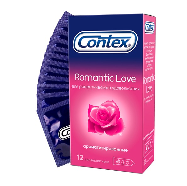 Презервативы Contex №12 Romantic Love ароматизированные