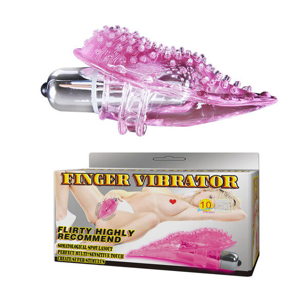 Вибратор для клитора розовый Finger Vibrator