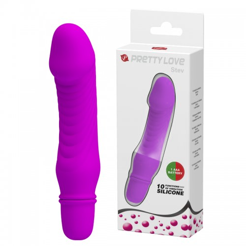 Мини-вибратор пурпурный Stev