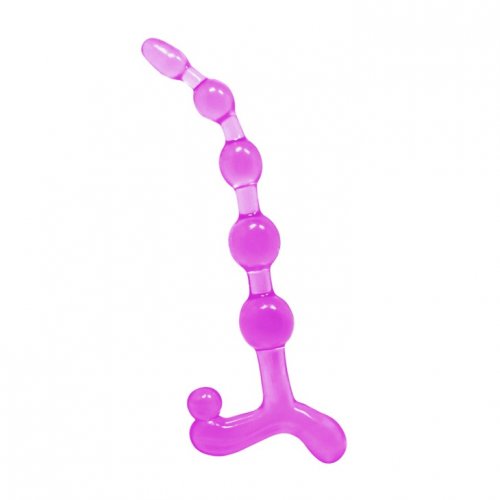Анальная цепочка розовая
