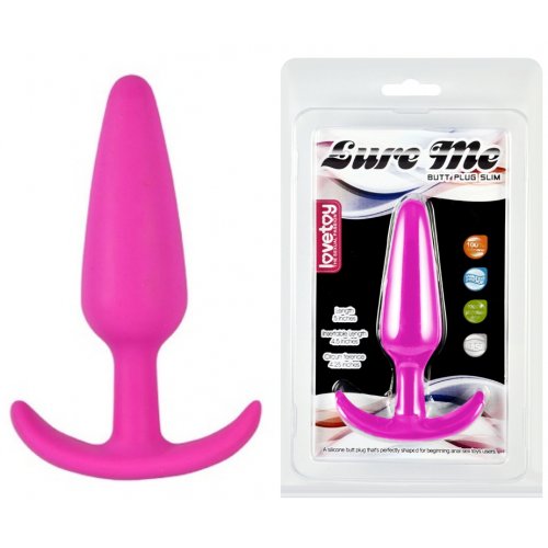Анальный плаг Lure Me розовый