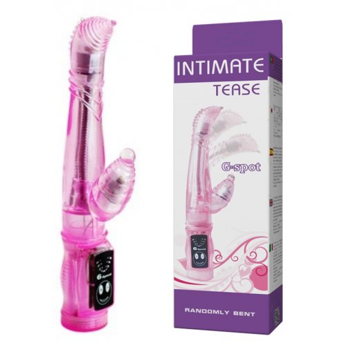 Вибратор гнущийся розовый