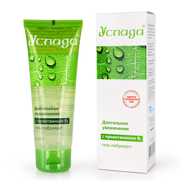 Гель-лубрикант УСЛАДА С ПРОВИТАМИНОМ В5 120 г.