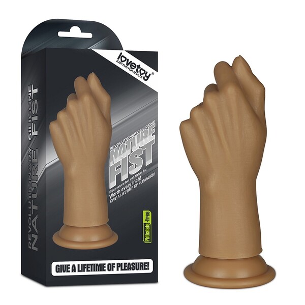 Кулак для фистинга с присоской Silicone Nature Fist