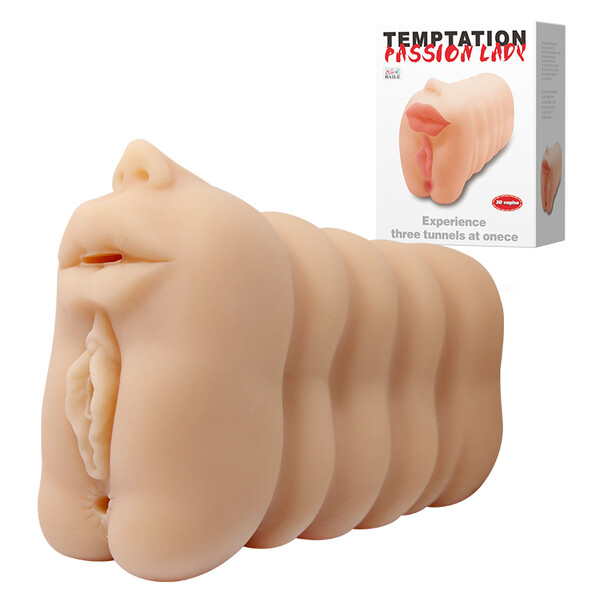 Мастурбатор 3 в 1 Temptation Passion Lady