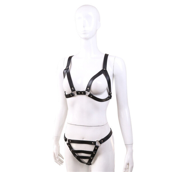 Универсальный черный лиф и трусики