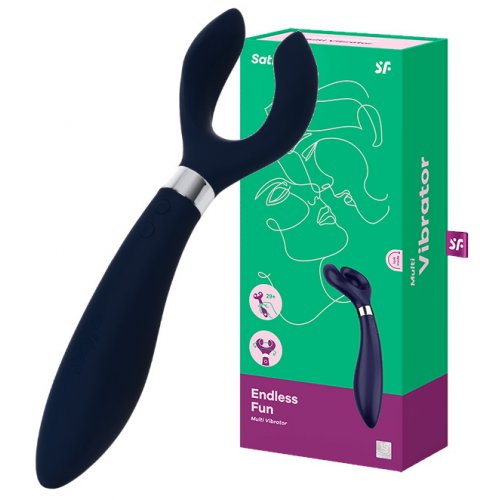 Многофункциональный вибратор Satisfyer Partner Multifun 3 Blue