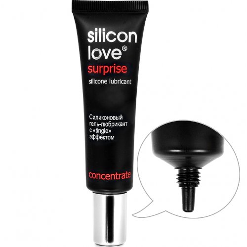 ГЕЛЬ - ЛУБРИКАНТ SILICON LOVE SURPRISE 30 г, силиконовый с Tingle эффектом