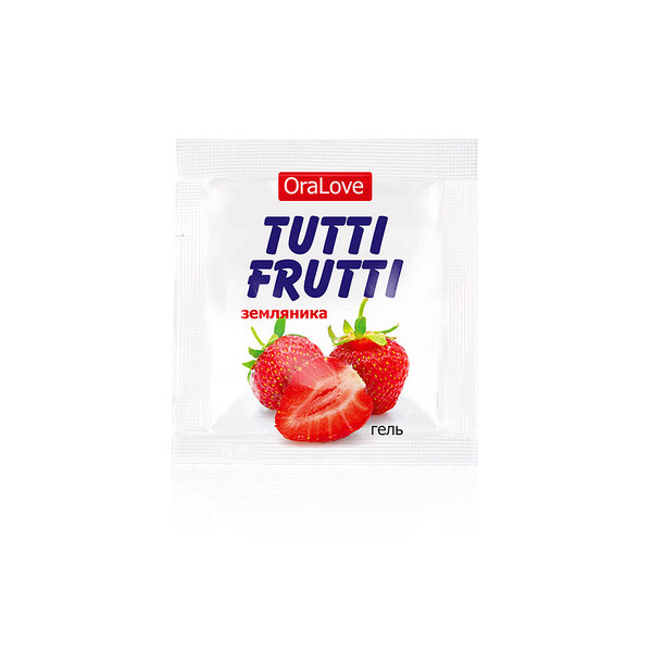 Гель TUTTI-FRUTTI ЗЕМЛЯНИКА 4 г.
