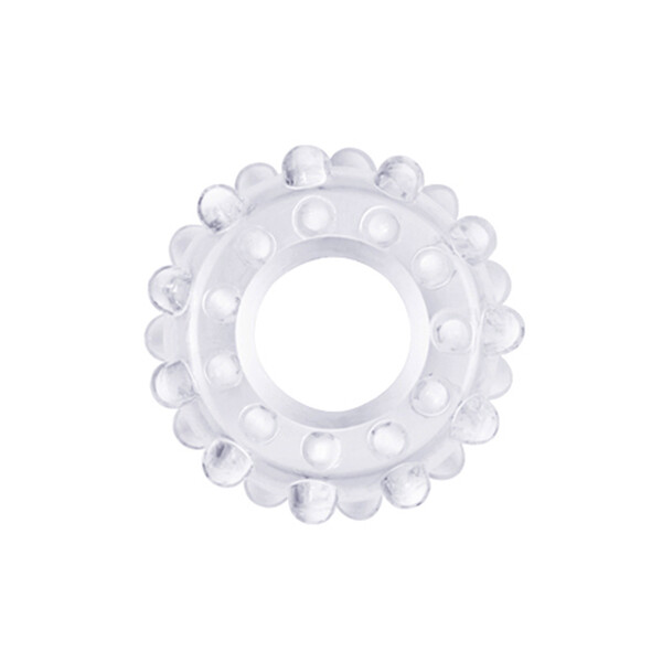 Прозрачное эрекционное кольцо POWER PLUS COCK RING