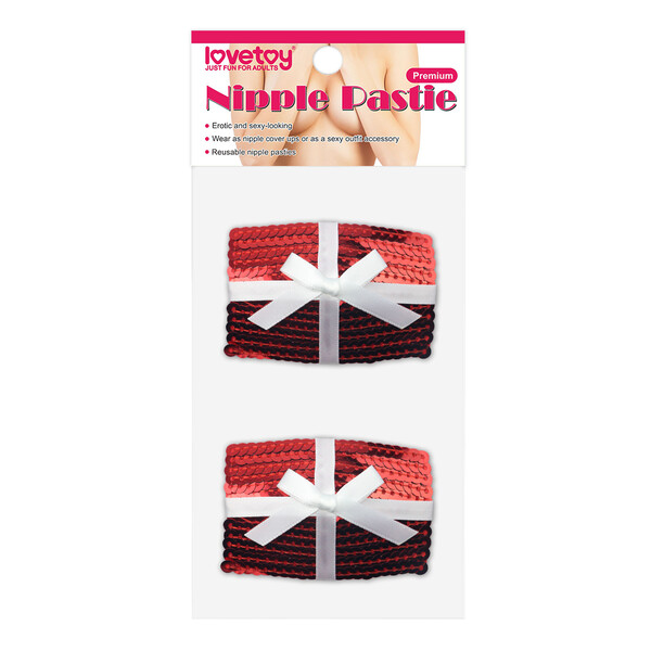 Пэстисы для груди Reusable Christmas Sequin Square Nipple Pasties