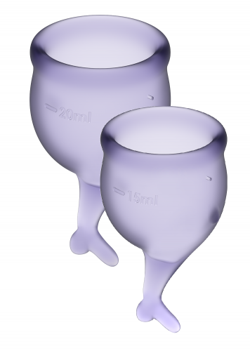 Менструальные чаши Satisfyer Feel Secure, лиловый